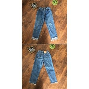 Vintage Levi's frayed